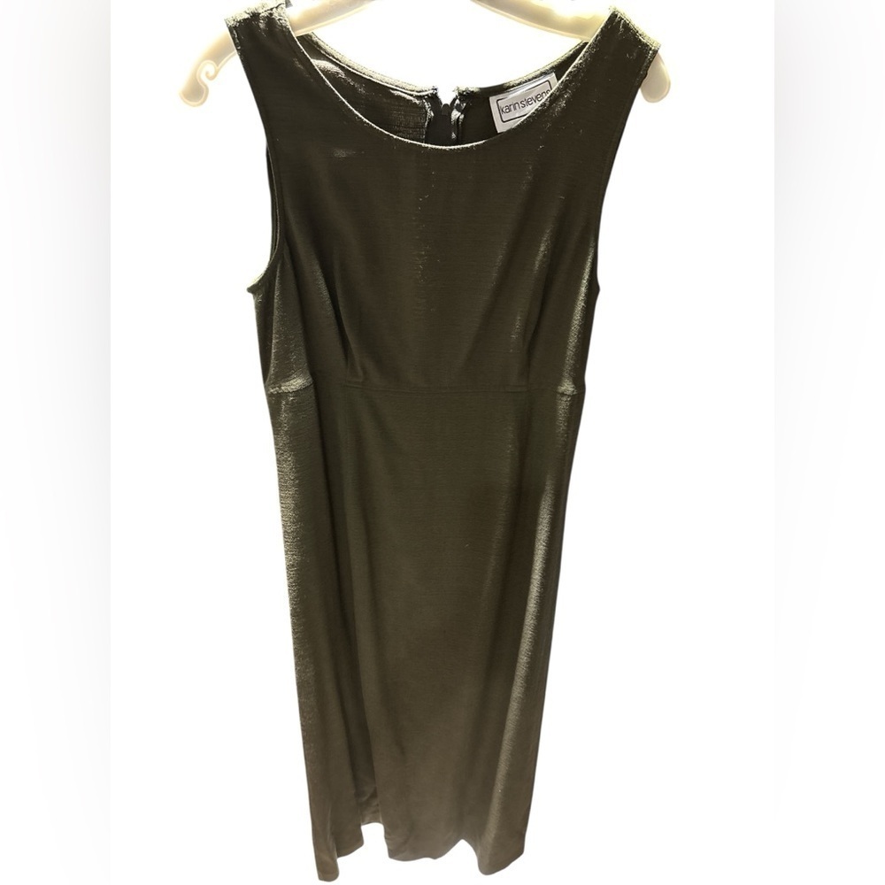 Karin Stevens Elegant Black Sleeveless Maxi Dress - Picture 3 of 5